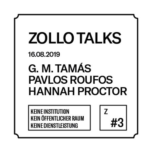 Zollo Talks: Staat with G.M. Tamás, Pavlos Roufos & Hannah Proctor 04.04.2020