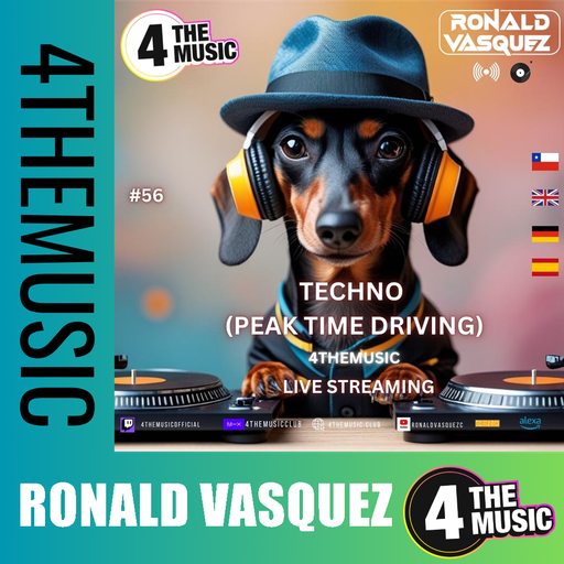 Ronald Vasquez on 4TheMusic - Show #56 - Techno (Peak Time Driving)