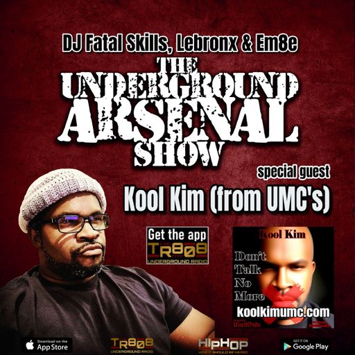 The Underground Arsenal Show 10-8-23 with Special Guest Kool Kim of The UMC's