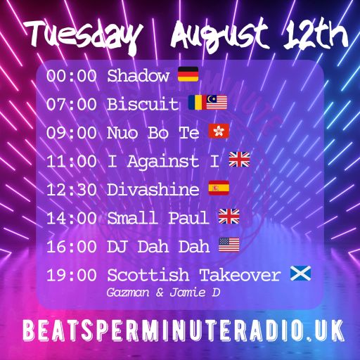Biscuit- Tuesday Drum and Bass Crunch- Live on Beats Per Minute Radio 12.8.2025