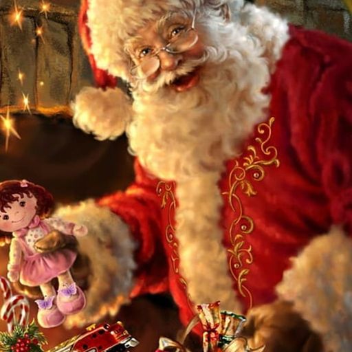 Santa chats with Sandra Donnellan