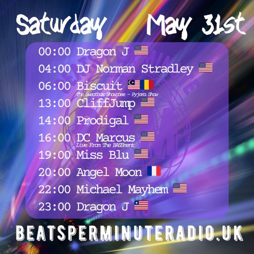 Biscuit- Saturday Pajama Show- Live on Beats Per Minute Radio 31.5.2025