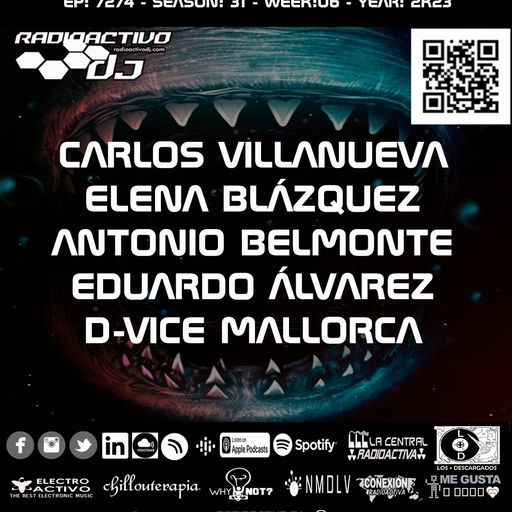 RADIOACTIVO DJ 06-2023 BY CARLOS VILLANUEVA, ELENA BLÁZQUEZ, ANTONIO BELMONTE, E. ÁLVAREZ Y D-VICE M