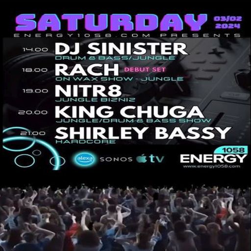Dj-Sinister - Live On Energy1058 - 03-02-2024