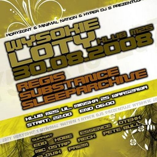 Regis at "Wysokie Loty" @ Klub M25 (Warsaw - Poland) - 30 August 2008