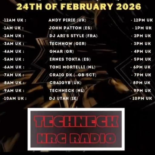 GMar on TECHNO TUESDAY #21 TECHNECK NRG RADIO 24.02.2026