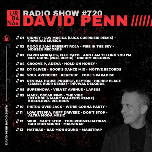 Urbana Radio Show by DAVID PENN #720