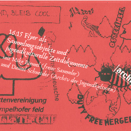 Cashmere Specials Flyer als Sammlungsobjekte und jugendkulturelle Zeitdokumente 18.05.2022