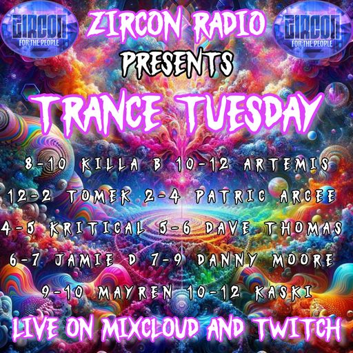 KASKI trance tuesday live on ZIRCON RADIO 3rd of december 2024