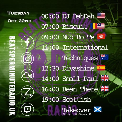 Biscuit- Tuesday Techno Crunch- Live on Beats Per Minute Radio 22.10.2024