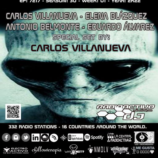 RADIOACTIVO DJ 01-2022 BY CARLOS VILLANUEVA, ELENA BLÁZQUEZ, ANTONIO BELMONTE Y EDUARDO ÁLVAREZ