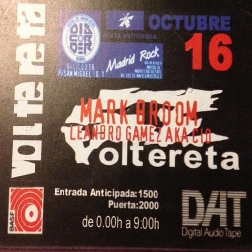 Mark Broom at Voltereta (Madrid - Spain) - 16 October 1999
