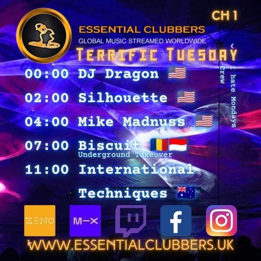 Biscuit-Underground Takeover Tuesday-Drum and Bass Live From Bali-Essential Clubbers Radio 2.5.2023