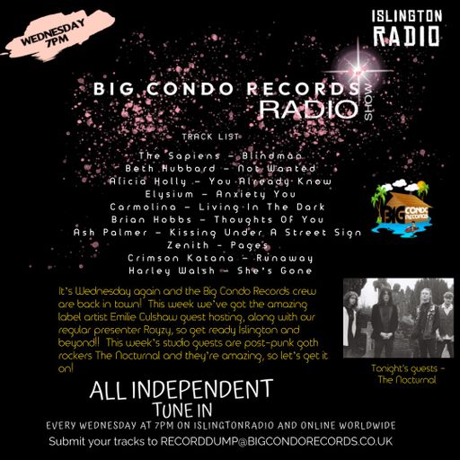 Big Condo Records Radio Show: The Nocturnals (06/11/2024)