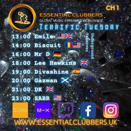 Biscuit-Underground Takeover Tuesday Part 2-Drum and Bass-Live on Essential Clubbers Radio 31.1.2023