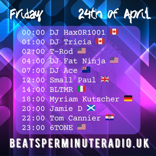 Tom Cannier, ZG, CRO, BPM Radio, Go With The Flow Show