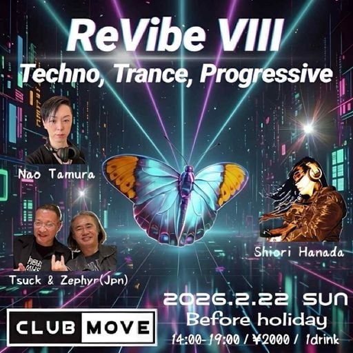 ReVibe VIII Feb. 22nd, '26 at CLUB MOVE