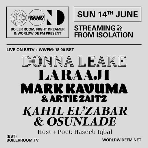 Streaming From Isolation: Kahil El’Zabar & Osunlade // 14-06-20