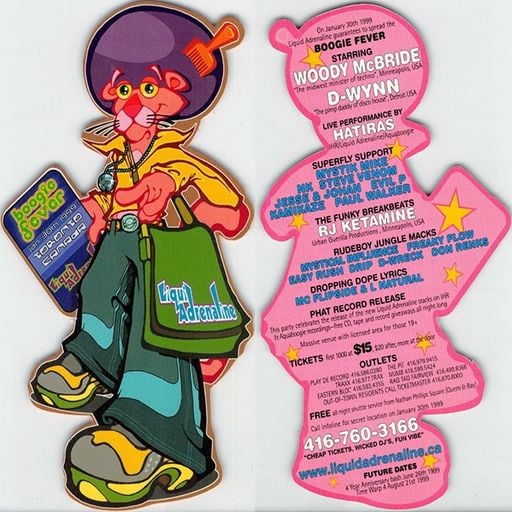 Woody McBride at "Liquid Adrenaline presents Boogie Fever 3" (Toronto-Canada) - 30 January 1999