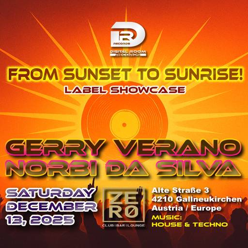 Gerry Verano LIVE FROM SUNSET TO SUNRISE at Club Zero Dec 13 2025