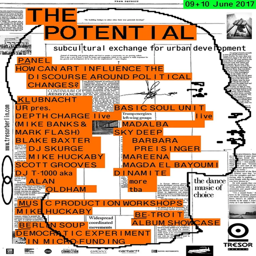 Alan Oldham (DJ T-1000) at "The Potential" @ Tresor (Berlin - Germany) - 9 June 2017