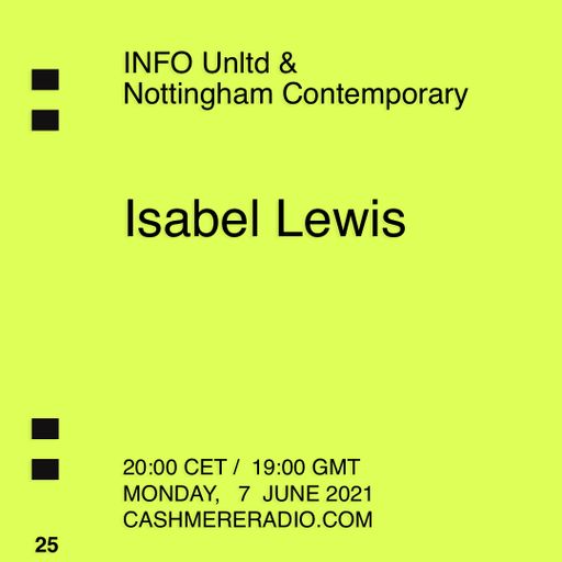 Info Unltd - Unfolding Experience with Isabel Lewis 07.06.212021