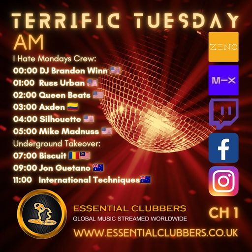 Biscuit-Underground Takeover Tuesday-Techno-Live on Essential Clubbers Radio 19.07.2022