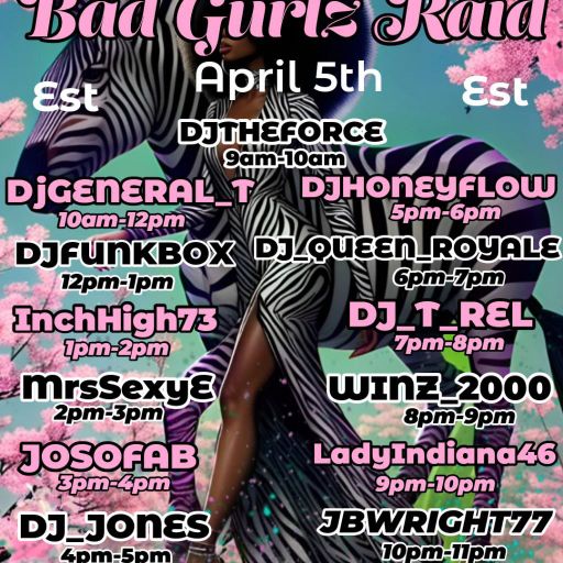 Bad Gurlz Raid Train 5th April 2024 80s Soul Session