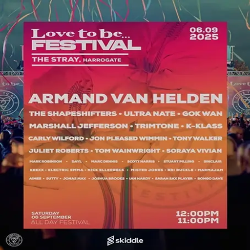 Marshall Jefferson at "Love To Be ..." @ The Stray (Harrogate-UK) - 6 September 2025