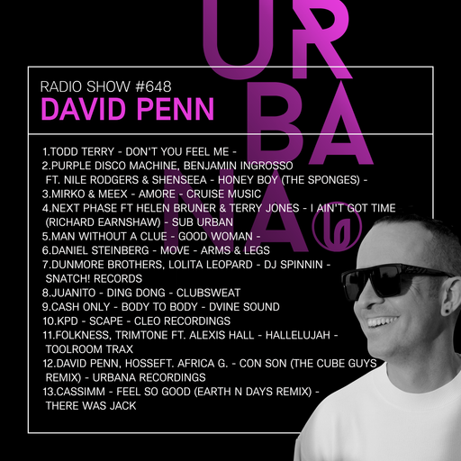 Urbana Radio Show by DAVID PENN #648