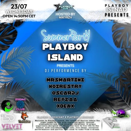 SUMMER PARTY PLAYBOY ISLAND NOIRESTRY 23/07/2025