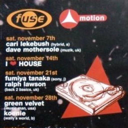 Cari Lekebusch at Fuse (Brussel - Belgium) - 7 November 1998