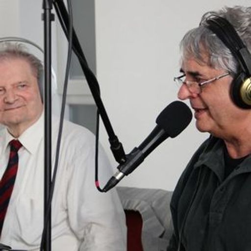 Komjáthy György 88. születésnapi köszöntése a Bétóshowban B. Tóth Lászlóval.   2021-12-02.