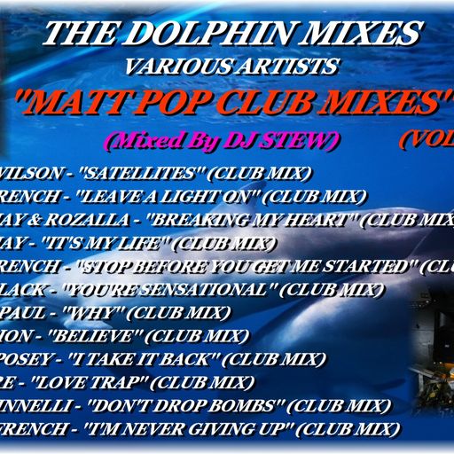 THE DOLPHIN MIXES - VARIOUS ARTISTS - ''MATT POP CLUB MIXES'' (VOLUME  8 )