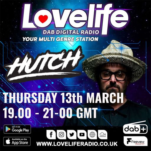 Love Life Radio Hutch Presents 'Music To Put Your Lipstick On Too' (13th March 2025)