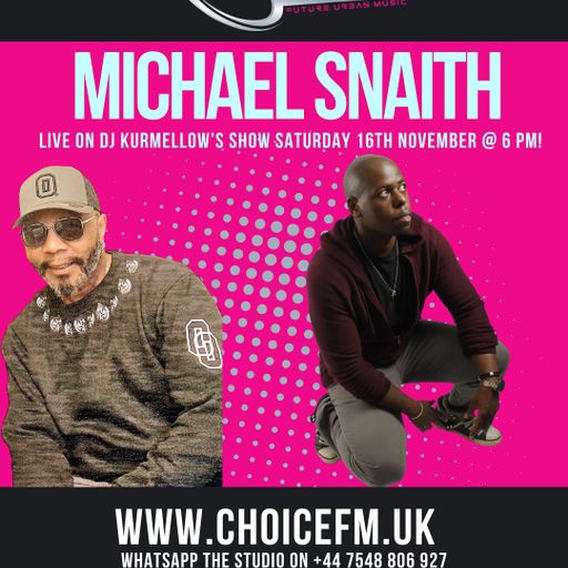 Block Party Special Guest Michael Snaith Interview With Kurmellow On Choice FM UK 16/11/24