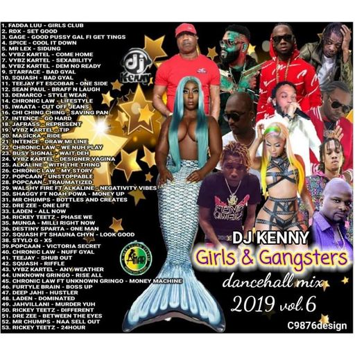 DJ Kenny  - Girls N Gangstas Vol. 6 (Dancehall Mixtape 2019)