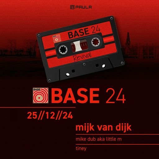 Mijk van Dijk at "BASE 24 Revival" @ Club Paula (Dresden-Germany) - 25 December 2024
