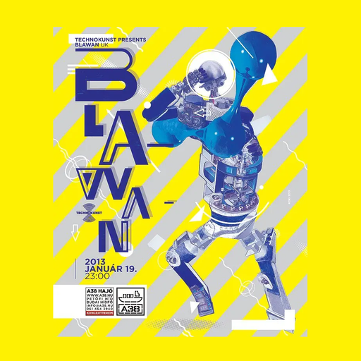 Blawan at "Technokunst" @ A38 Hajó (Budapest - Hungary) - 19 January 2013