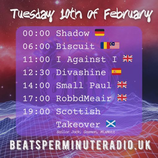 Biscuit-Tuesday Techno Crunch-Live on Beats Per Minute Radio 10.2.2026