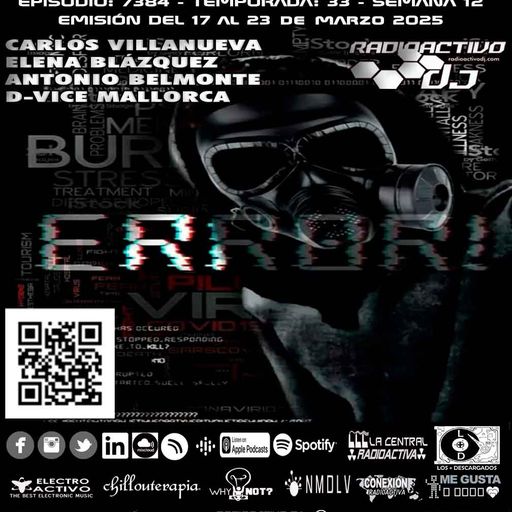 Radioactivo DJ 12-2025 Carlos Villanueva, Elena Blázquez, Antonio Belmonte & D-Vice Mallorca