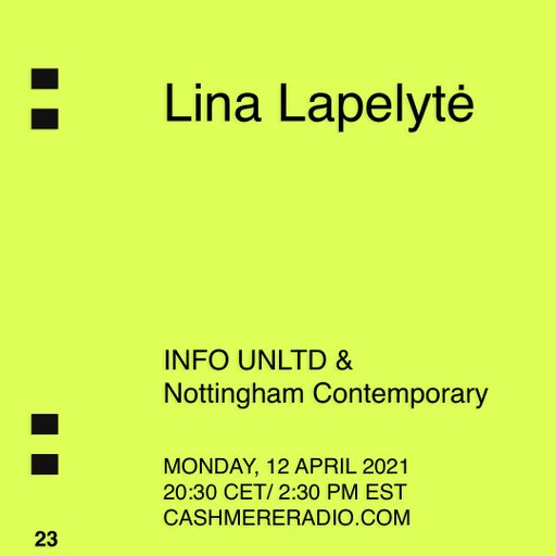 Info Unltd Lina Lapelytė: Operatic Silences 12.04.212021