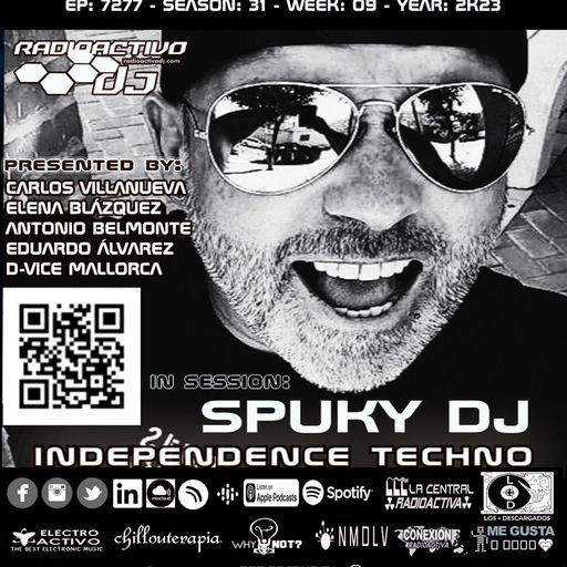 RADIOACTIVO DJ 09-2023 BY CARLOS VILLANUEVA, ELENA BLÁZQUEZ, ANTONIO BELMONTE, E.ÁLVAREZ Y D-VICE M.