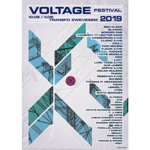 Oscar Mulero at "Voltage Festival" @ Transfo (Zwevegem-Belgium) - 10 August 2019