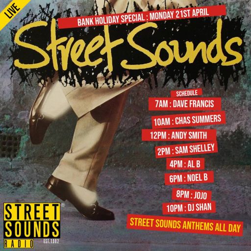 Andy Smith - Easter Bank Holiday Special on Street Sounds Radio 1200-1400 21/04/2025