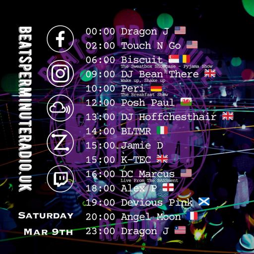 Biscuit-Saturday Pajama Show-Live from Singapore for Beats Per Minute Radio 9.3.2024