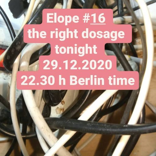Elope  #16 the right dosage for you and me, 5 times through the non-furloughed hallway 29.12.2020