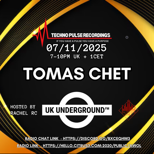 DJ Tomas Chet - Exclusive radio mix UK Underground 2025.11.07