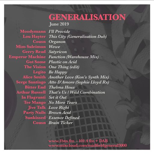 Generalisation - 14.06.2019