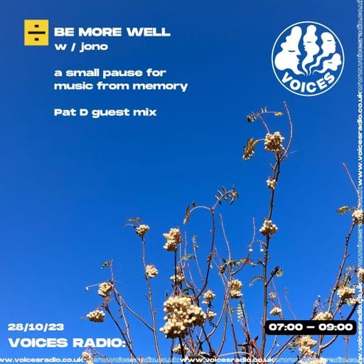 Be More Well - 28/10/23 - [Voices Radio]